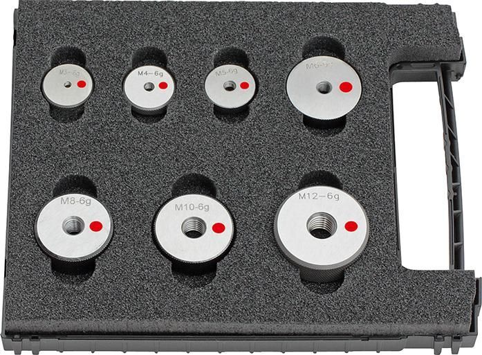 Fortis Gewinde Ausschusslehrring Satz M3-M12 6g Produktbild Fortis Gewinde Ausschusslehrring Satz M3-M12 6g