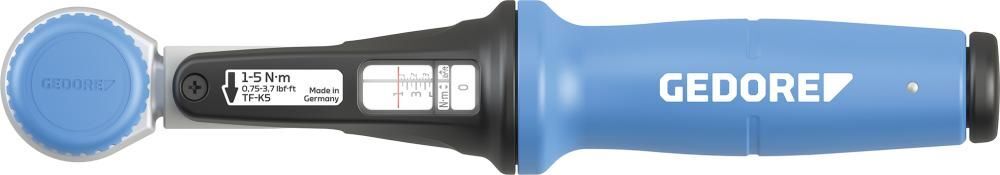 Gedore Drehmomentschlüssel TORCOFIX TF-K 1-5 Nm 1/4 Zoll Produktbild Gedore Drehmomentschlüssel TORCOFIX TF-K 1-5 Nm 1/4 Zoll