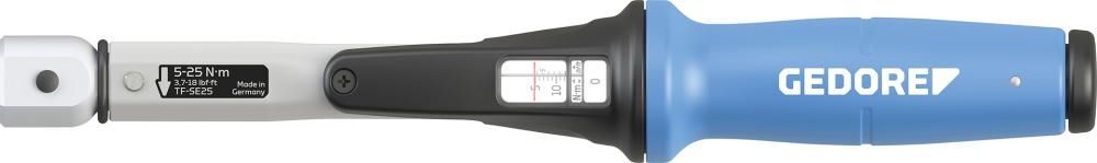 Gedore Drehmomentschlüssel TORCOFIX TF-SE 5-25 Nm 9 x 12 mm Produktbild Gedore Drehmomentschlüssel TORCOFIX TF-SE 5-25 Nm 9 x 12 mm