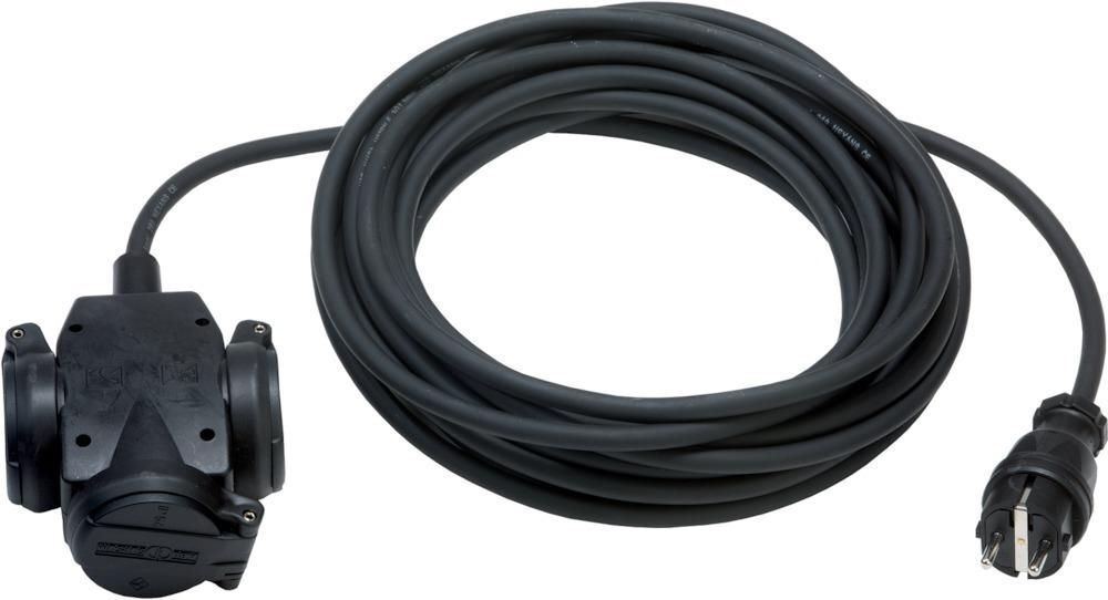 Althoff Dreifach-Verteiler IP44 5 meter H07RN-F3G1,5 Neopren Produktbild Althoff Dreifach-Verteiler IP44 5 meter H07RN-F3G1,5 Neopren