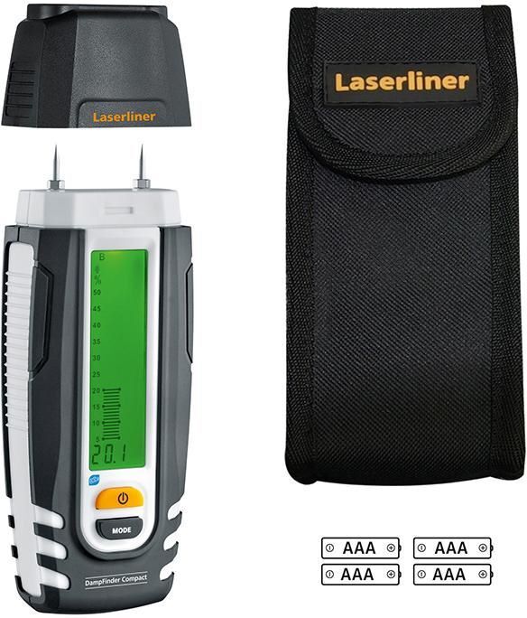 Laserliner Feuchtigkeitsmessgerät DampFinder Compact Plus Produktbild Laserliner Feuchtigkeitsmessgerät DampFinder Compact Plus