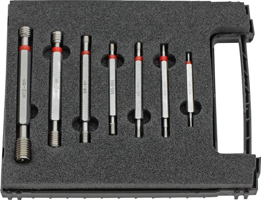 Fortis Gewinde Grenzlehrdorn Set M3-M12 Toleranzklasse 6H Produktbild Fortis Gewinde Grenzlehrdorn Set M3-M12 Toleranzklasse 6H