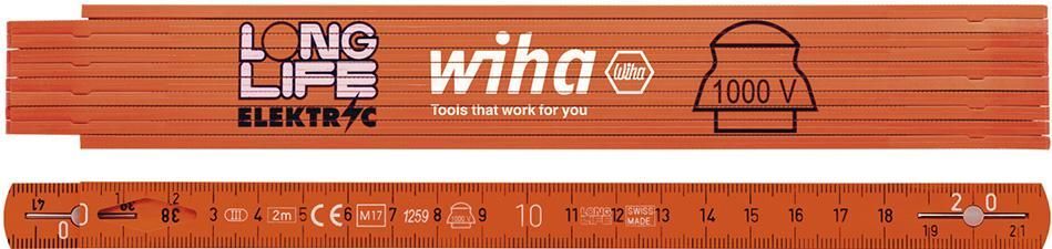 Wiha Gliedermaßstab Longlife electric 2 meter Produktbild Wiha Gliedermaßstab Longlife electric 2 meter bild 3