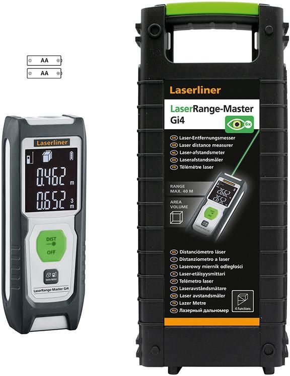Laserliner Laser Entfernungsmesser LaserRange-Master Gi4 Produktbild Laserliner Laser Entfernungsmesser LaserRange-Master Gi4