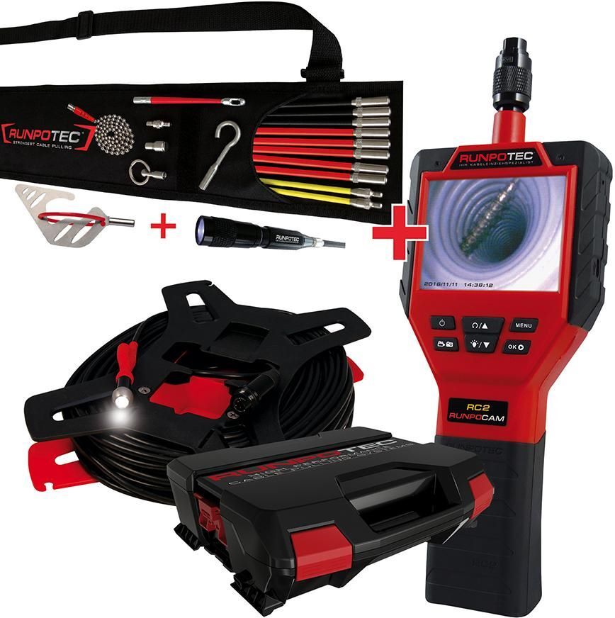Runpotec Multifunktionskamera Runpocam RC2 30 meter + Runposticks Produktbild Runpotec Multifunktionskamera Runpocam RC2 30 meter + Runposticks