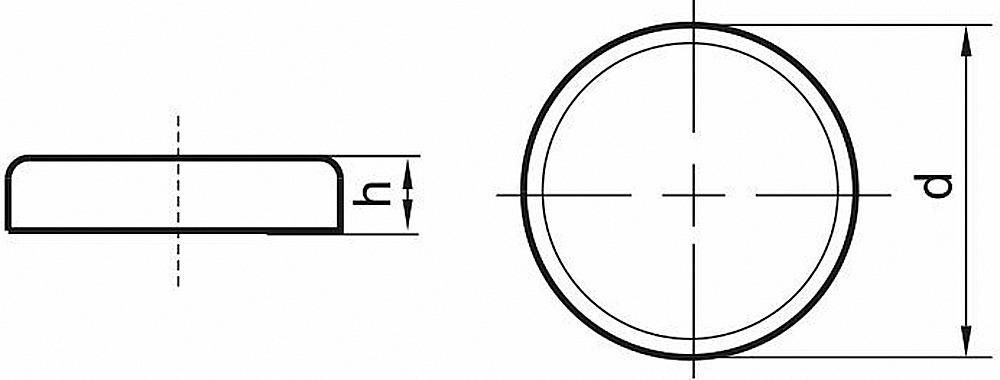 Beloh Magnet Flachgreifer ohne Gewindebuchse 13 x 4,5 mm Beloh Magnet Flachgreifer ohne Gewindebuchse 13 x 4,5 mm