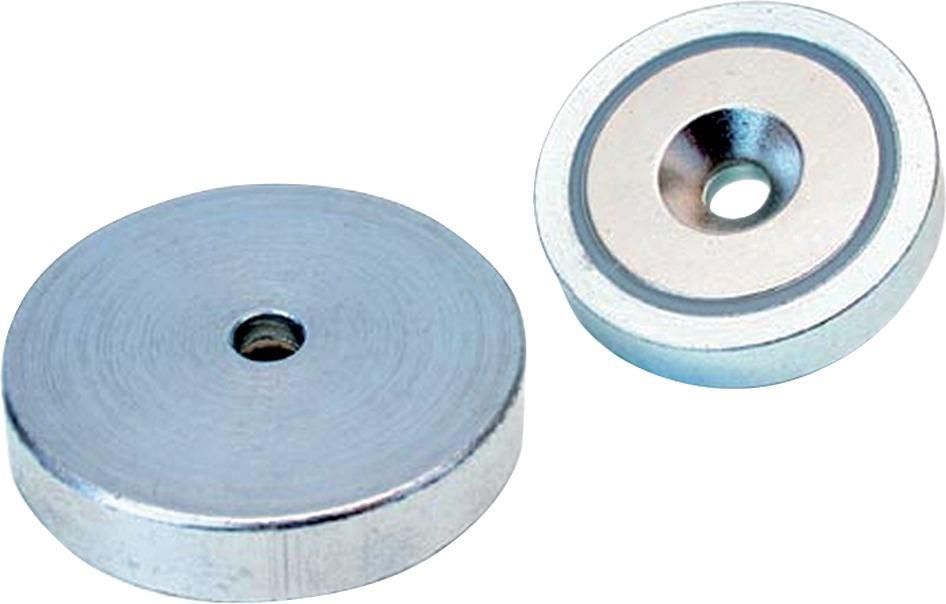 Beloh Magnet Flachgreifer mit Bohrung und Ansenkung 16 x 4,5 mm Produktbild Beloh Magnet Flachgreifer mit Bohrung und Ansenkung 16 x 4,5 mm