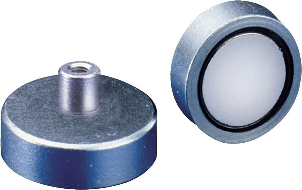 Beloh Magnet Flachgreifer mit Gewindebuchse 10 x 4,5 mm Gesamthöhe 11,5 mm Produktbild Beloh Magnet Flachgreifer mit Gewindebuchse 10 x 4,5 mm Gesamthöhe 11,5 mm