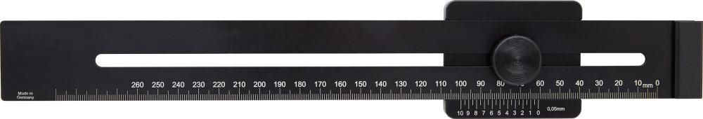 Fortis Präzisions Streichmass 200 mm Ablesung 0,05 mm Produktbild Fortis Präzisions Streichmass 200 mm Ablesung 0,05 mm