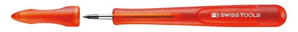 PB Swiss Tools Reissnadel HM 4x135 mm mit Kappe und Kunststoffgriff Produktbild PB Swiss Tools Reissnadel HM 4x135 mm mit Kappe und Kunststoffgriff
