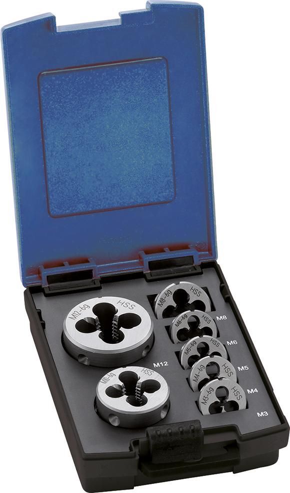 Forum Schneideisen Set M3-M12 EN22568 HSSE Produktbild Forum Schneideisen Set M3-M12 EN22568 HSSE