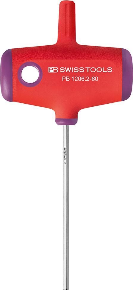 PB Swiss Tools Quergriff Schraubendreher Schlüsselweite 2,0 mm Länge 60 mm Produktbild PB Swiss Tools Quergriff Schraubendreher Schlüsselweite 2,0 mm Länge 60 mm