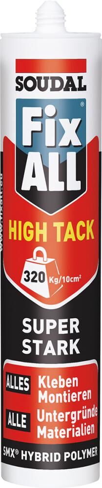 Soudal Konstruktionskleber Fix ALL HIGH TACK 290 ml Produktbild Soudal Konstruktionskleber Fix ALL HIGH TACK 290 ml