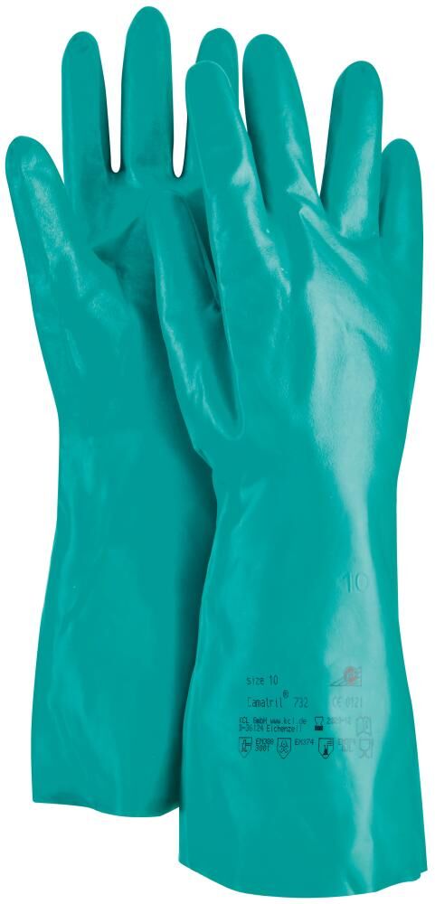 KCL Honeywell Handschuh Camatril 732 grün 400 mm Gr. 10 Produktbild KCL Honeywell Handschuh Camatril 732 grün 400 mm Gr. 10