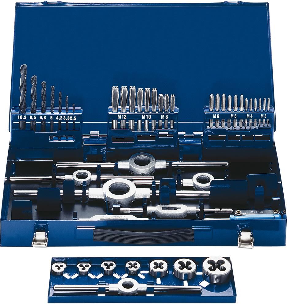 FORUM Handgewindebohrer Satz D352 HSS M3-12 Produktbild FORUM Handgewindebohrer Satz D352 HSS M3-12