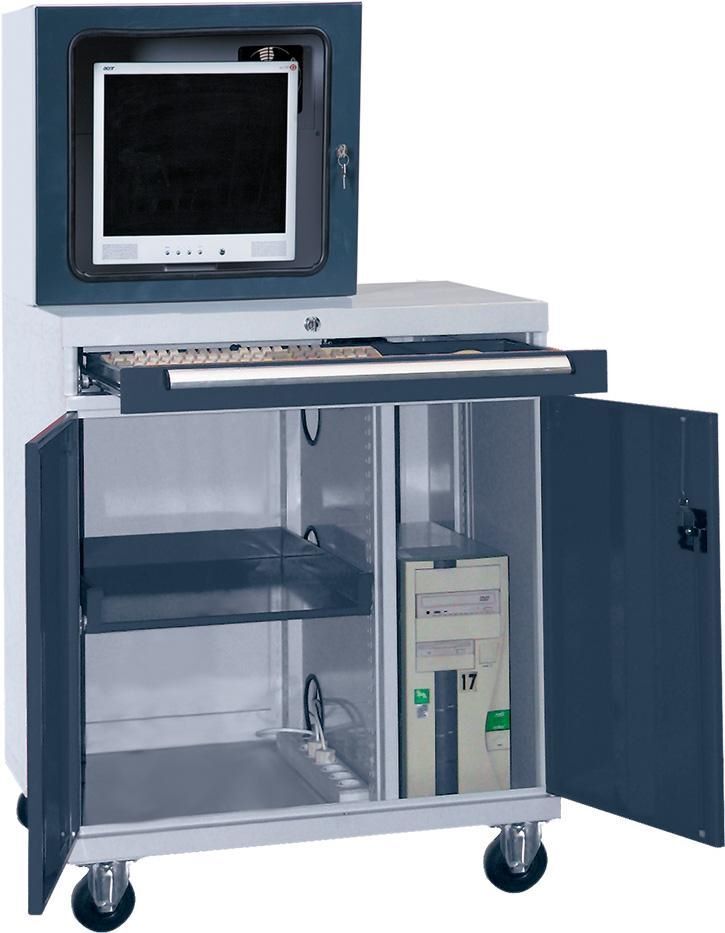 KLW Computerschrank 1540 x 830 x 700 mm Produktbild KLW Computerschrank 1540 x 830 x 700 mm