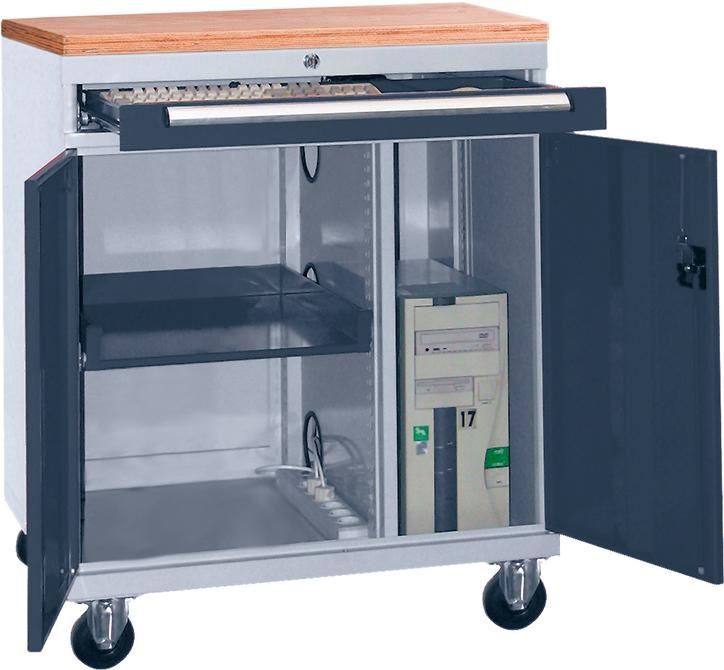 KLW Computerschrank Modell 07/PC-3 1065 x 830 x 700 mm Produktbild KLW Computerschrank Modell 07/PC-3 1065 x 830 x 700 mm