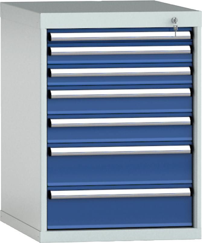 KLW Schubladenschrank Typ SEB0800-07EP-001 800 x 572 x 750 mm 7 Schubladen Produktbild KLW Schubladenschrank Typ SEB0800-07EP-001 800 x 572 x 750 mm 7 Schubladen