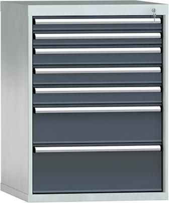 KLW Schubladenschrank Typ SJB1000-07EP-001 1000 x 1031 x 750 mm 7 Schubladen Produktbild KLW Schubladenschrank Typ SJB1000-07EP-001 1000 x 1031 x 750 mm 7 Schubladen