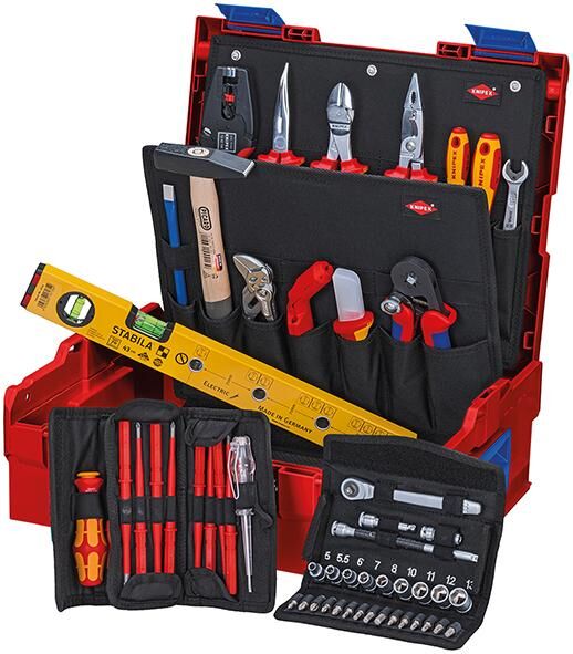 Knipex L-Boxx Werkzeugsortiment Elektriker 65 Teile Produktbild Knipex L-Boxx Werkzeugsortiment Elektriker 65 Teile