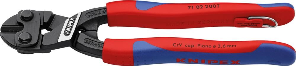 Knipex Kompakt Bolzenschneider CoBolt 200mm Produktbild Knipex Kompakt Bolzenschneider CoBolt 200mm