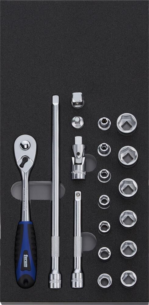 FORUM Modul 2017 1/3 Umschaltknarre 3/8" 19 Teile Produktbild FORUM Modul 2017 1/3 Umschaltknarre 3/8" 19 Teile