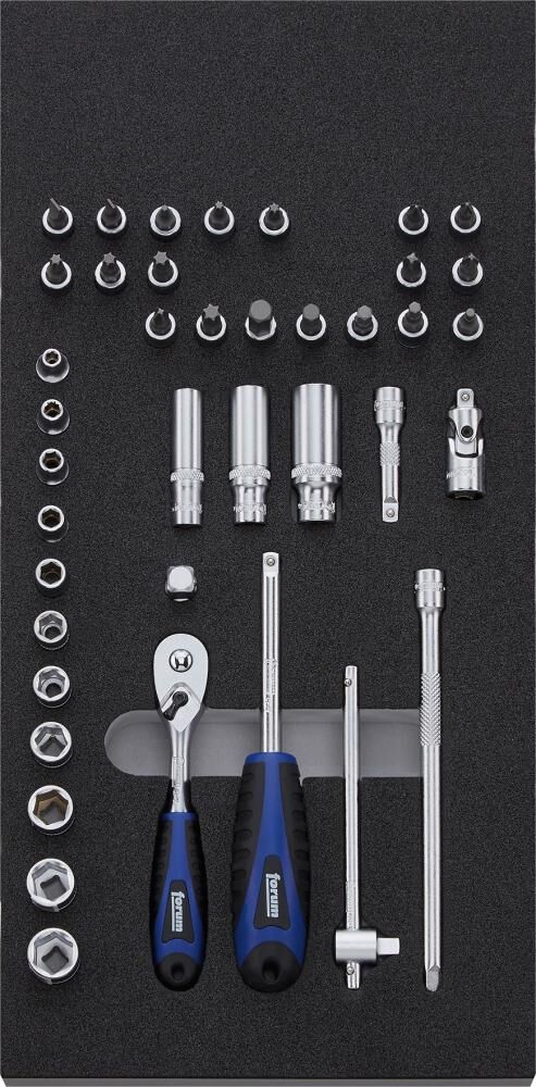 FORUM Werkzeugmodul 2017 leer 1/3 für Betätigungswerkzeug 1/4 Zoll Produktbild FORUM Werkzeugmodul 2017 leer 1/3 für Betätigungswerkzeug 1/4 Zoll