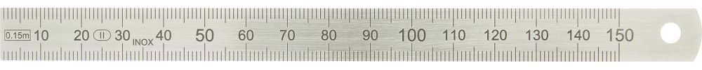 Helios Preisser Biegsamer Stahlmaßstab 150x13x0,5 mm Produktbild Helios Preisser Biegsamer Stahlmaßstab 150x13x0,5 mm