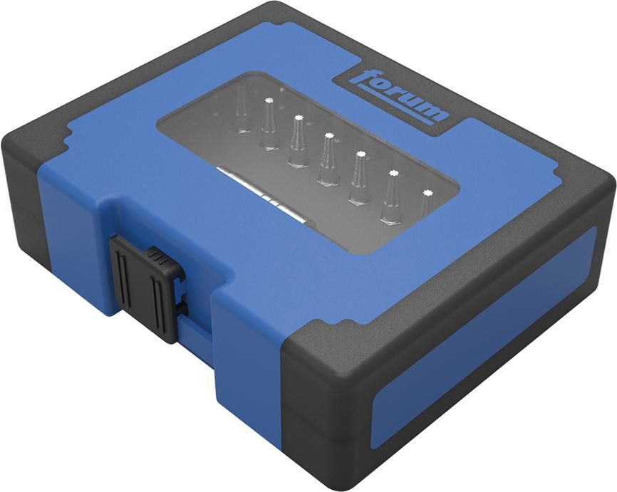 FORUM Bitsortiment Holz Kunststoffbox mit 31 Teilen Produktbild FORUM Bitsortiment Holz Kunststoffbox mit 31 Teilen bild 6