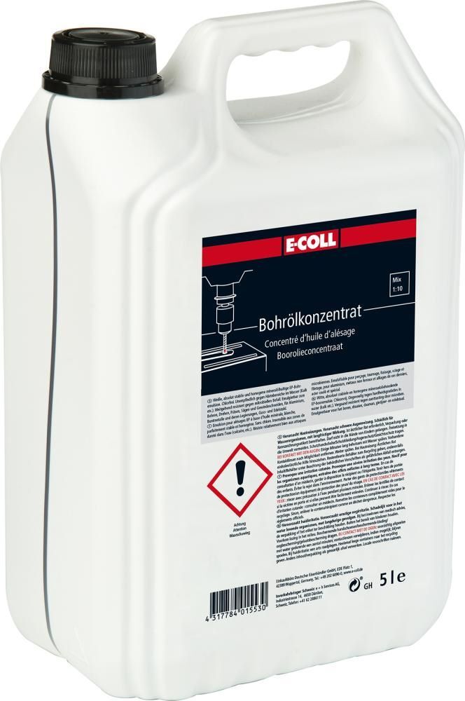 E-Coll Bohrölkonzentrat chlorfreier stabiler Kanister mit 5 Liter Produktbild E-Coll Bohrölkonzentrat chlorfreier stabiler Kanister mit 5 Liter