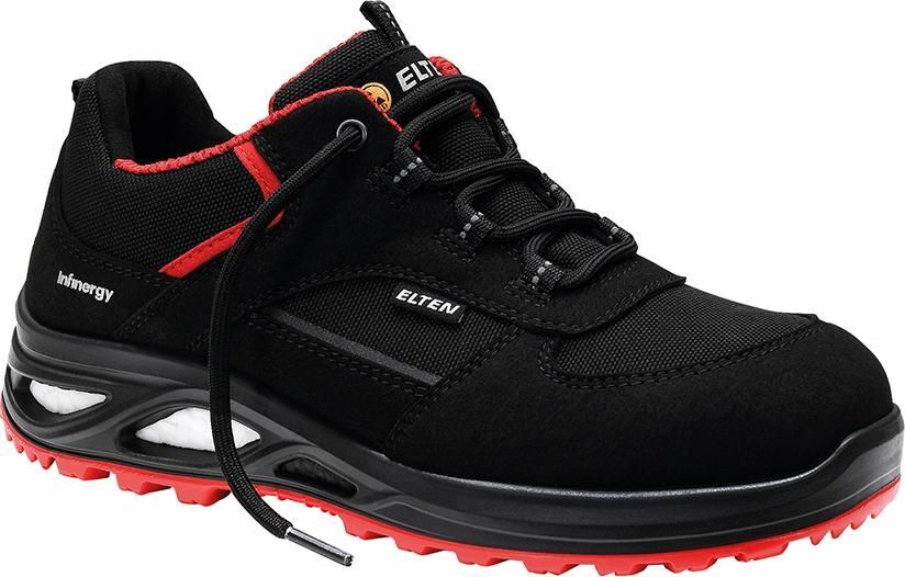 Elten Damen-Sicherheitshalbschuh HANNAH XXTL black-red Low S3 SRC ESD Größe 39 Produktbild Elten Damen-Sicherheitshalbschuh HANNAH XXTL black-red Low S3 SRC ESD Größe 39