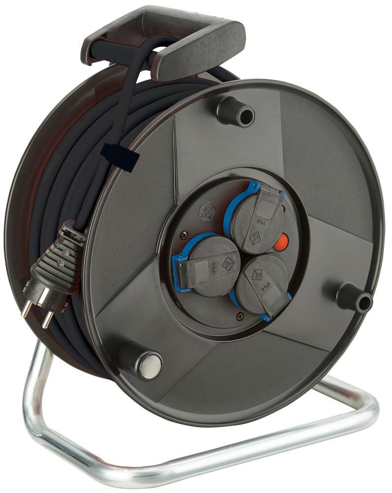 FORUM Kabeltrommel IP44 Kunststoff 25 Meter H05RR-F3G1,5 Produktbild FORUM Kabeltrommel IP44 Kunststoff 25 Meter H05RR-F3G1,5