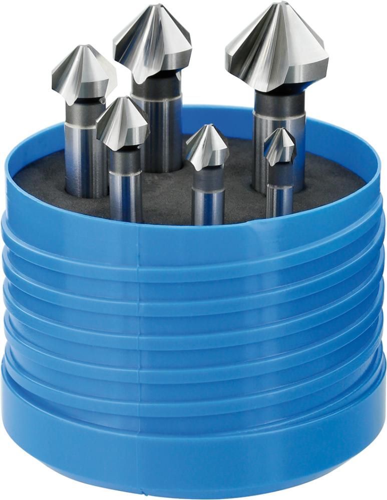 FORUM Kegel und Entgratsenker-Satz Oberfläche blank 90 Grad HSS DIN 335-C  Produktbild FORUM Kegel und Entgratsenker-Satz Oberfläche blank 90 Grad HSS DIN 335-C