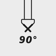 Maykestag Kegelsenker 90 ungleich geteilt Gesamtlänge 45 mm Schaft Durchmesser 5,0 mm Produktbild Maykestag Kegelsenker 90 ungleich geteilt Gesamtlänge 45 mm Schaft Durchmesser 5,0 mm bild 5