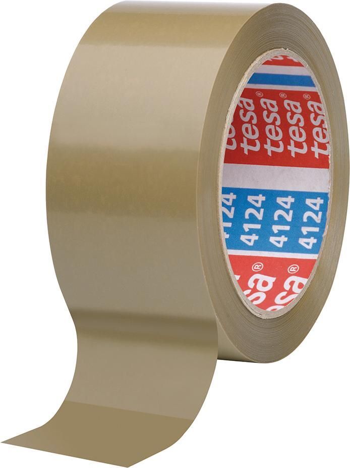 Tesa Klebeband Pack 4124 PVC 50 mm Rolle mit 66 Meter Produktbild Tesa Klebeband Pack 4124 PVC 50 mm Rolle mit 66 Meter