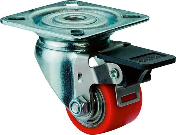 BS Rollen Lenkrolle 35 mm A620 mit Platte und Feststeller Produktbild BS Rollen Lenkrolle 35 mm A620 mit Platte und Feststeller