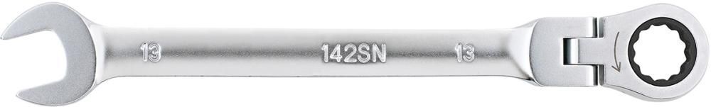 FORUM Maulschlüssel mit Gelenkkopf Ringratsche 13 mm Produktbild FORUM Maulschlüssel mit Gelenkkopf Ringratsche 13 mm
