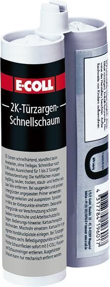 E-Coll Türzargen 2 Komponenten Schnellmontageschaum 210 ml Produktbild E-Coll Türzargen 2 Komponenten Schnellmontageschaum 210 ml