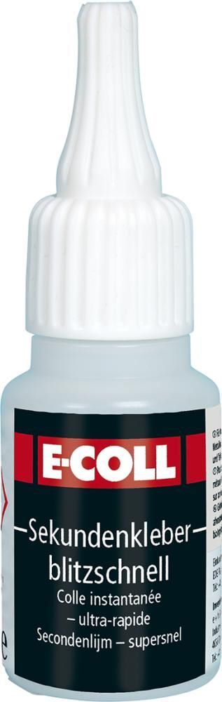 E-Coll Sekundenkleber blitzschnell 20 Gramm Produktbild E-Coll Sekundenkleber blitzschnell 20 Gramm