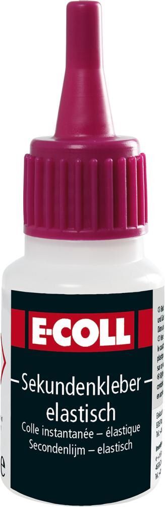 E-Coll Sekundenkleber elastisch 20 Gramm Produktbild E-Coll Sekundenkleber elastisch 20 Gramm