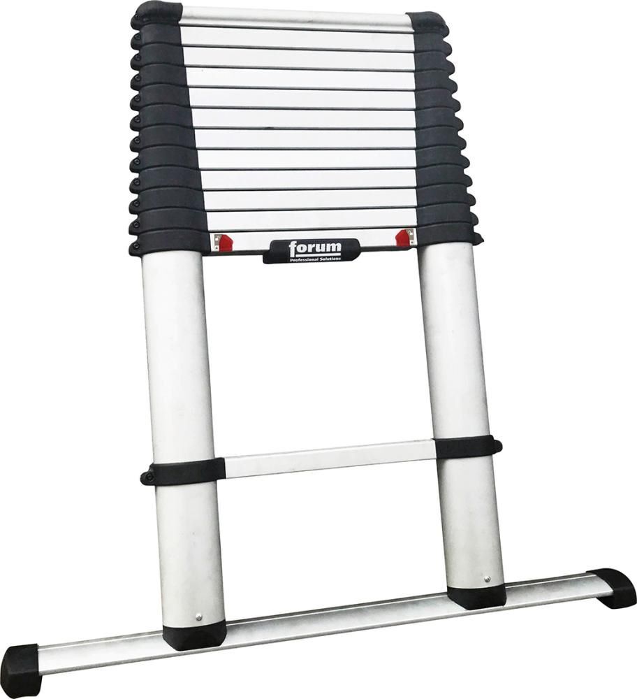 FORUM Teleskopleiter Aluminium 12 Srossen max 380 cm Produktbild FORUM Teleskopleiter Aluminium 12 Srossen max 380 cm bild 3