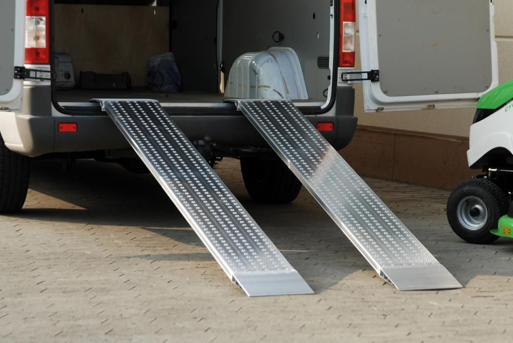 Altec Verladeschiene Aluminium L 3000 x FB 200 mm ohne Rand Produktbild Altec Verladeschiene Aluminium L 3000 x FB 200 mm ohne Rand bild 2