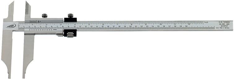 Helios Preisser Werkstattmessschieber mit Spitzen und Feinstellung 800 x 150 mm Produktbild Helios Preisser Werkstattmessschieber mit Spitzen und Feinstellung 800 x 150 mm
