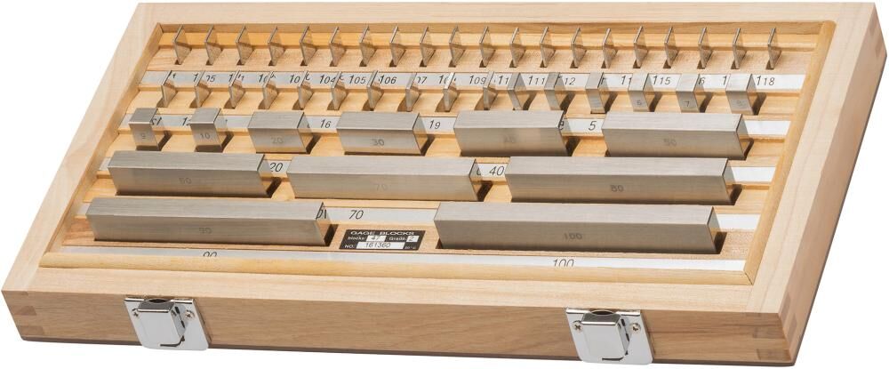Fortis Parallel Endmaßsatz Stahl 47 teilig Toleranzklasse 1 Produktbild Fortis Parallel Endmaßsatz Stahl 47 teilig Toleranzklasse 1
