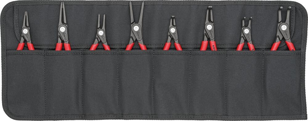 Knipex Präzisions Sicherungsringzangen Satz 8 teilig in Rolltasche Produktbild Knipex Präzisions Sicherungsringzangen Satz 8 teilig in Rolltasche