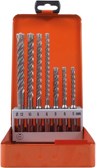 Projahn SDS-plus Hammerbohrer-Satz ROCKET 5 7-teilig 5 - 12 mm Produktbild Projahn SDS-plus Hammerbohrer-Satz ROCKET 5 7-teilig 5 - 12 mm