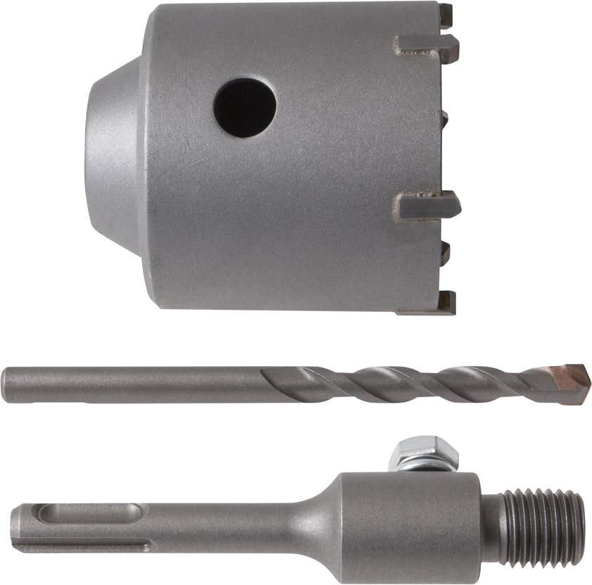 Projahn Schlagbohrkronen-Set SDS-plus HM leichte Ausführung Durchmesser 82 mm Projahn Schlagbohrkronen-Set SDS-plus HM leichte Ausführung Durchmesser 82 mm