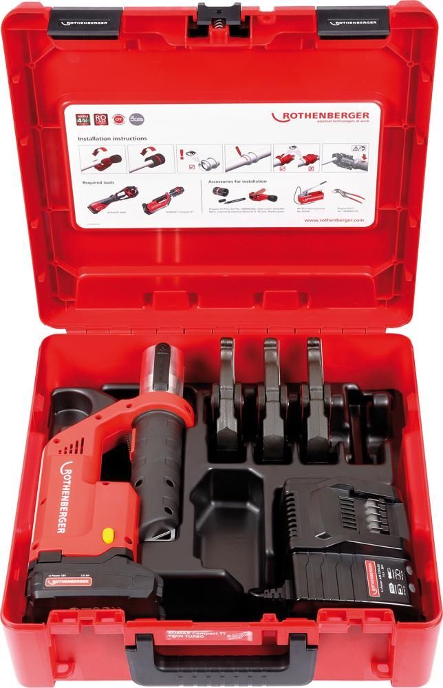 ROTHENBERGER Pressmaschine ROMAX Compact TT Basis Set Produktbild ROTHENBERGER Pressmaschine ROMAX Compact TT Basis Set