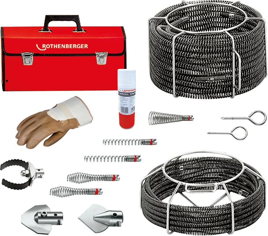 Rothenberger Spiralen Werkzeug Satz Standard Produktbild Rothenberger Spiralen Werkzeug Satz Standard
