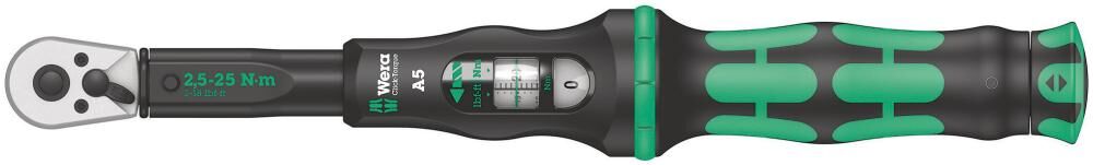 Wera Drehmomentschlüssel Click Torque 2,5-25 Nm 1/4 Zoll Produktbild Wera Drehmomentschlüssel Click Torque 2,5-25 Nm 1/4 Zoll